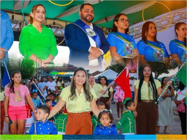 São Domingos do Capim celebra 7 de Setembro com grande Desfile Cívico Escolar